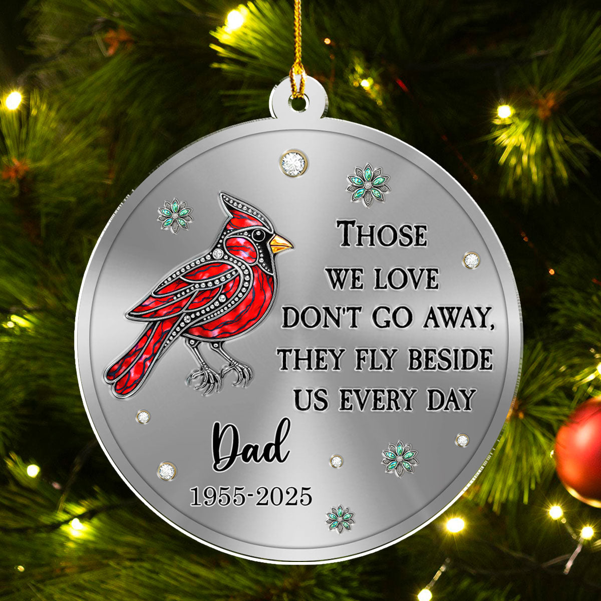Always Remembered - Personalized Custom Acrylic Ornament