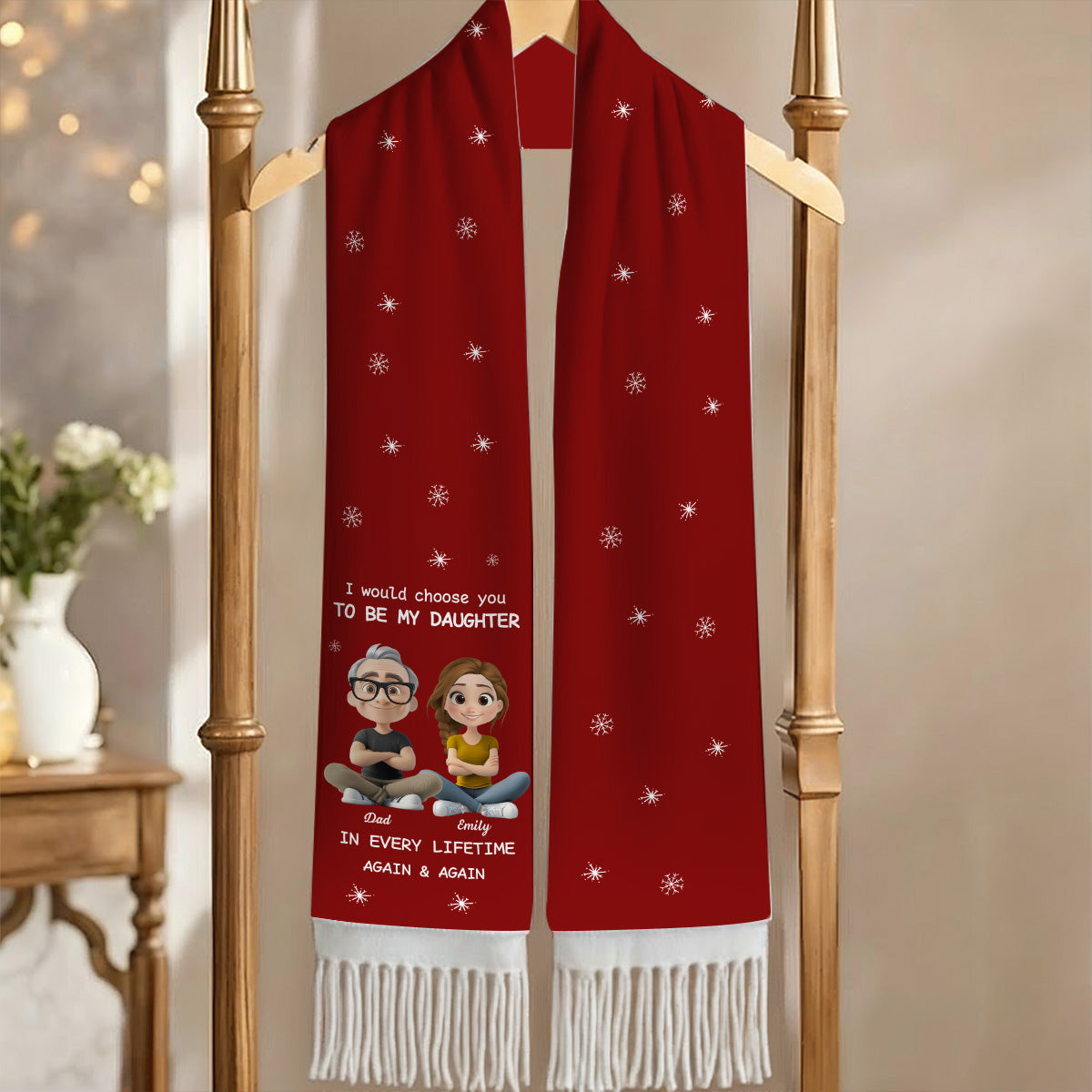 Always Choose You - Personalized Custom Scarf