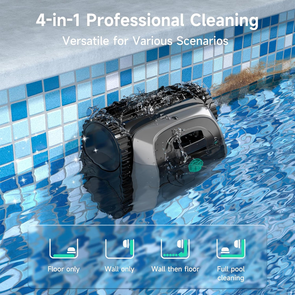 Robotic Pool Cleaner Smart Cordless Floor Scrubber