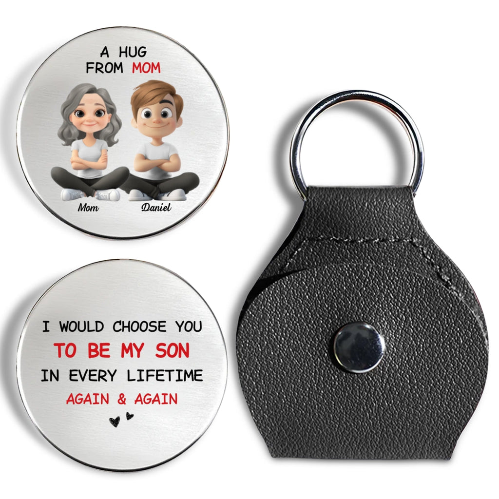 Always Choose You Mom And Son - Personalized Custom Pocket Hug