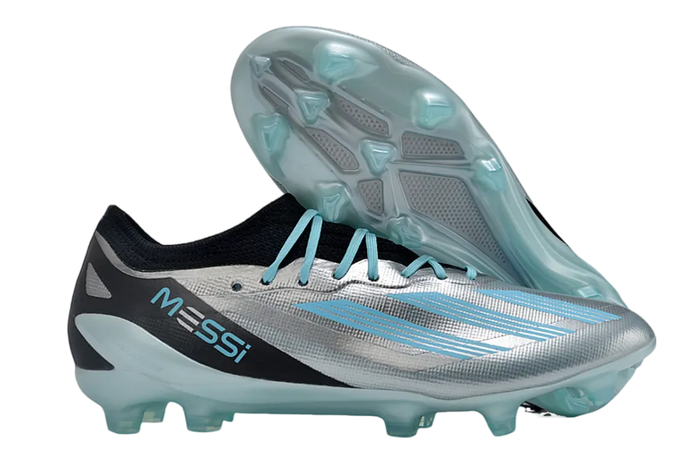 Adidas X Crazyfast Messi.1 FG – Gray Soccer Cleats Designed for Speed and Ball Control