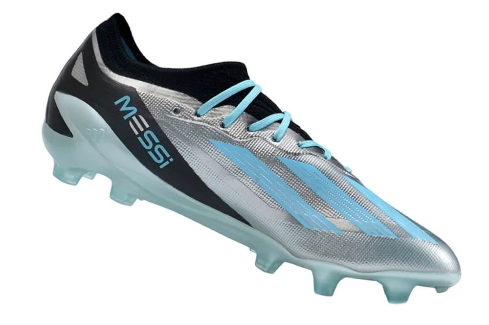 X Crazyfast Messi.1 FG Gray Cleats – Lightweight, High-Performance Design for Quick Movements