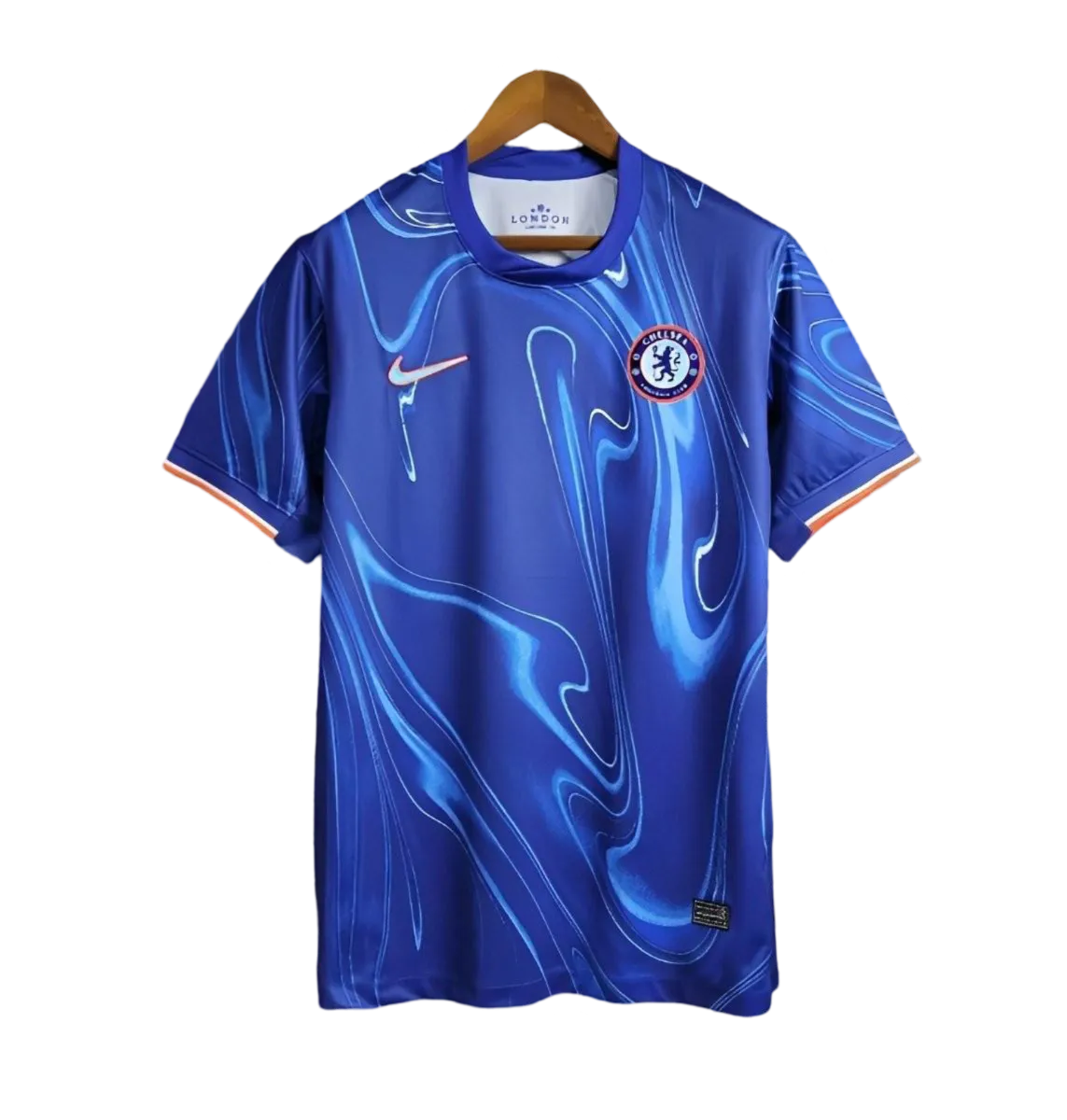 Chelsea Home Kit 2024/25 – Back View with customizable name and number options