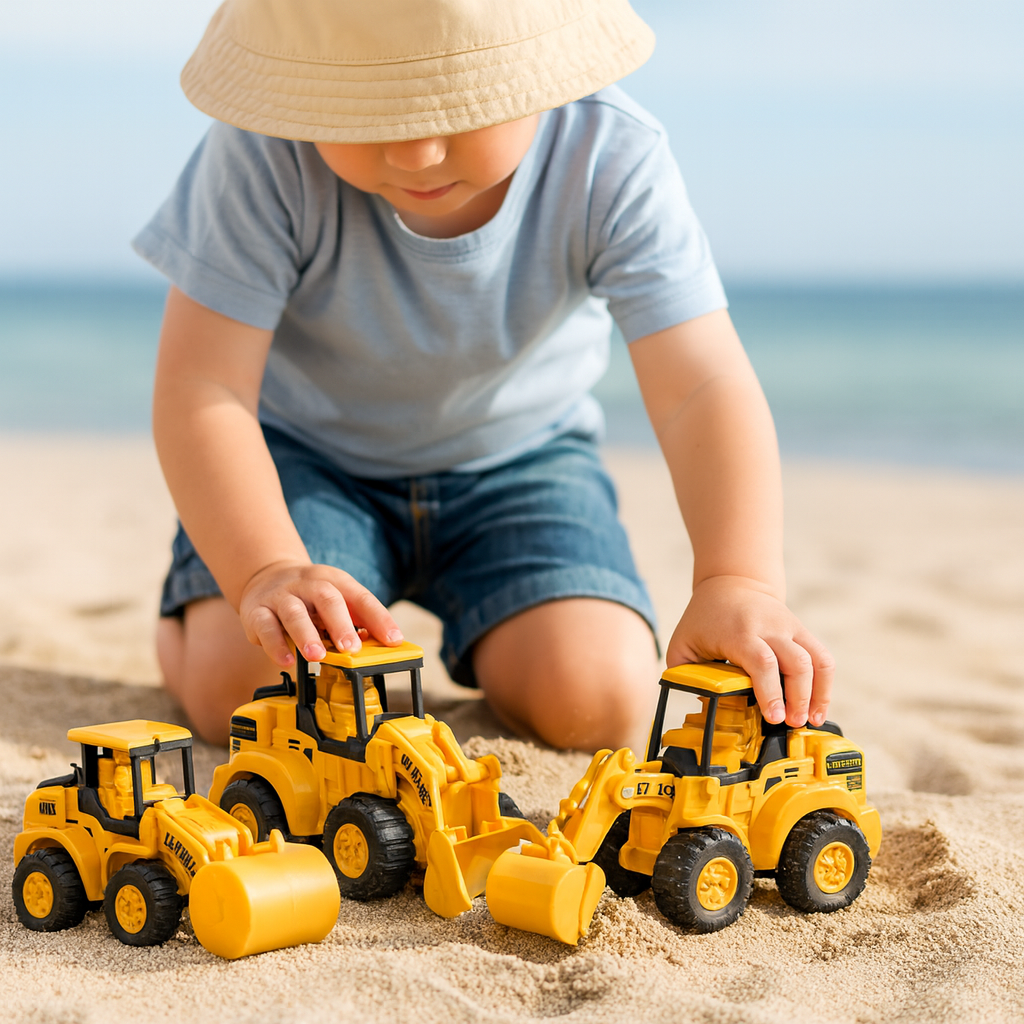 Construction Toy Vehicles Set Kids Learning Play