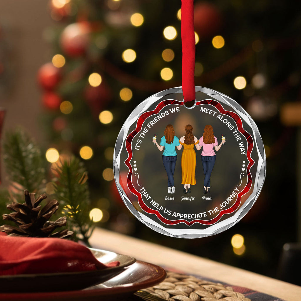 Appreciate The Journey - Personalized Custom Glass Ornament