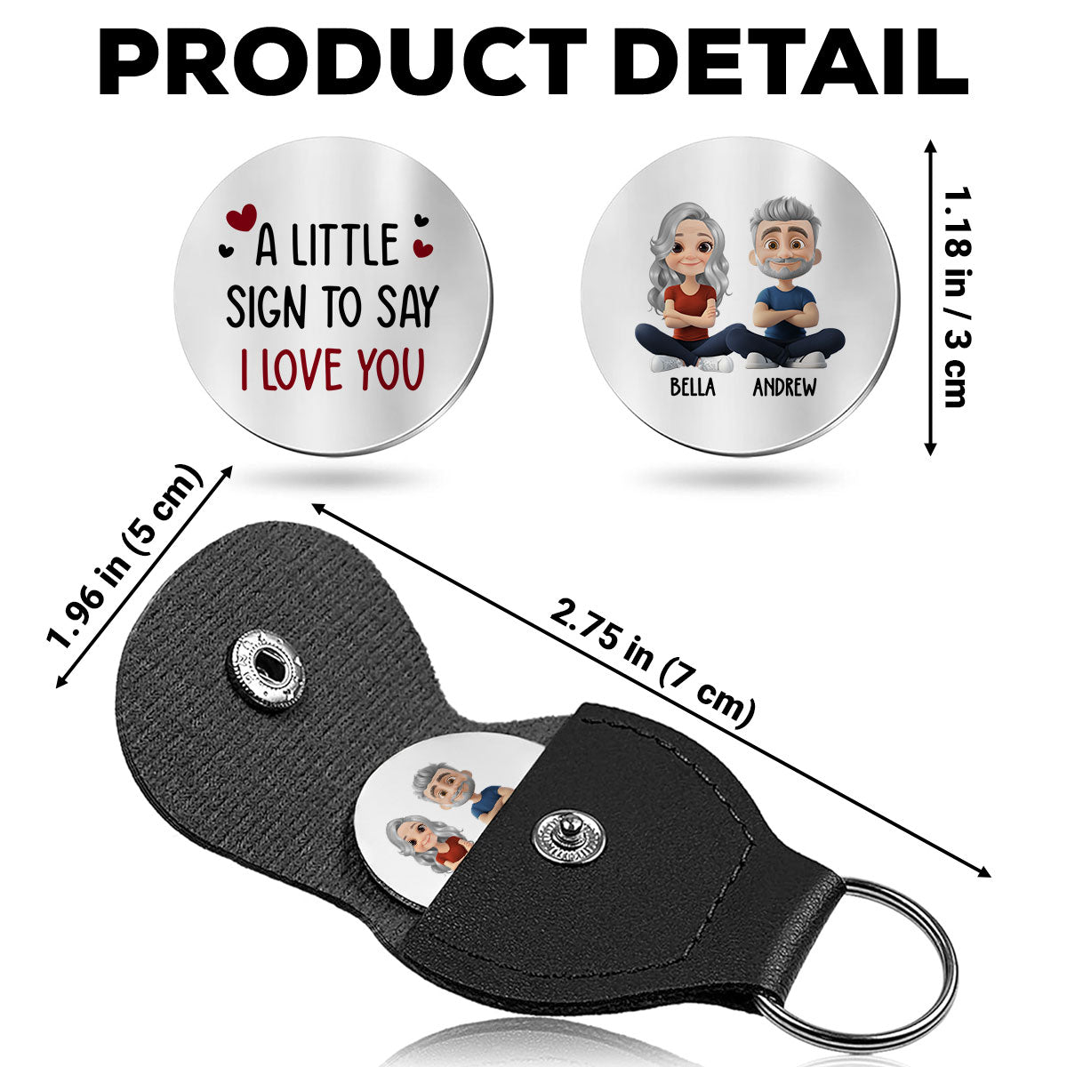 A Little Sign For You - Personalized Custom Pocket Hug