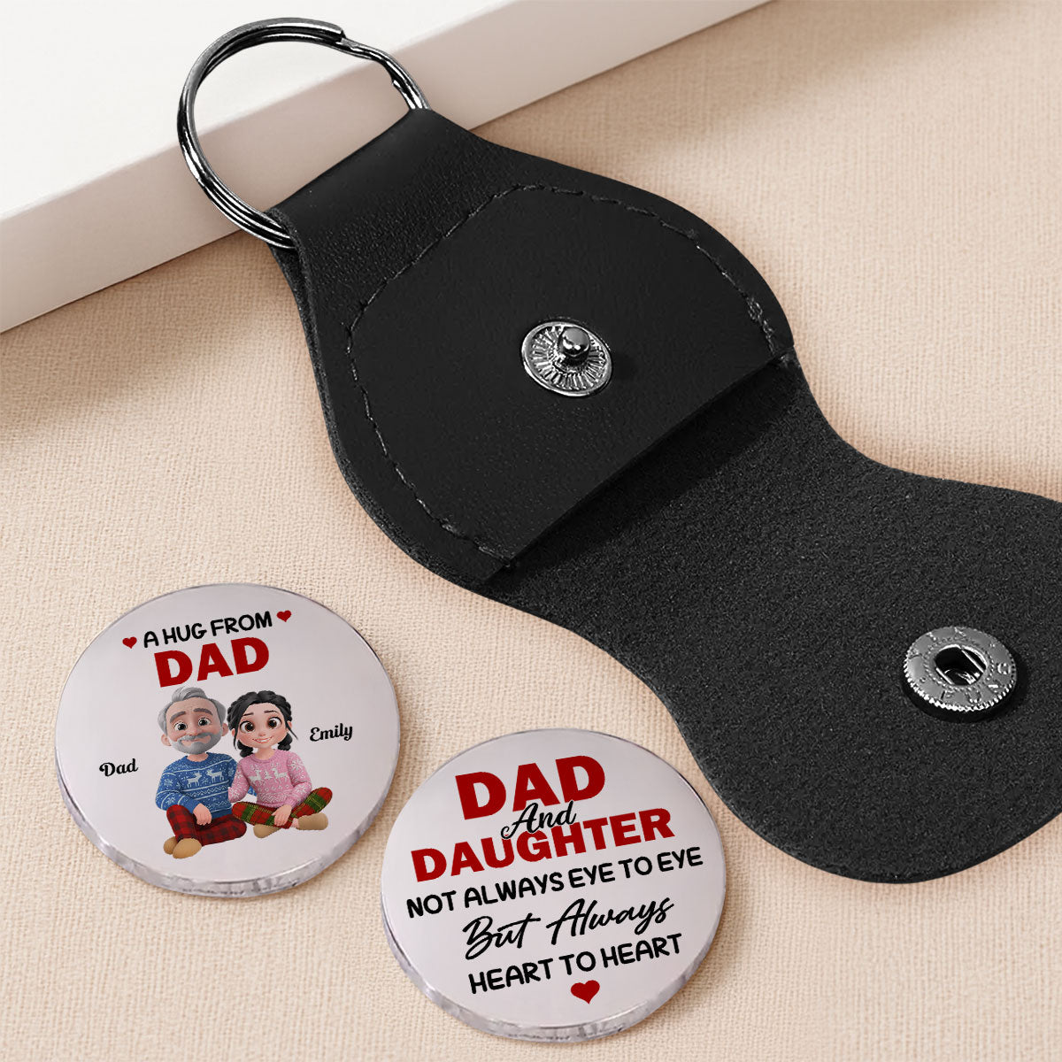 A Hug From My Dad - Personalized Custom Pocket Hug