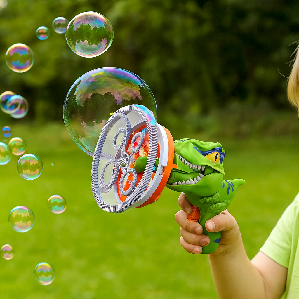 Bubble Machine Dinosaur Toy Outdoor Activity