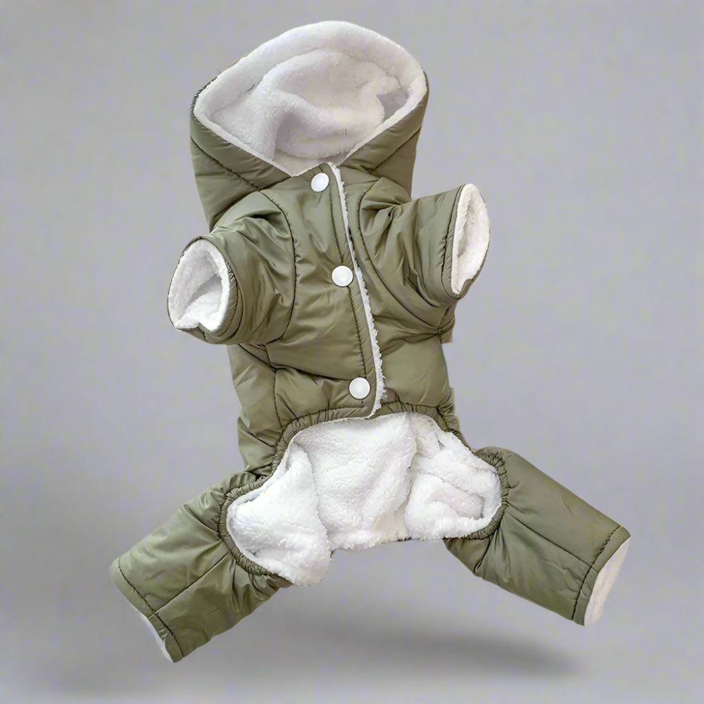 Cozy Dog Dinosaur Costume Winter Jacket