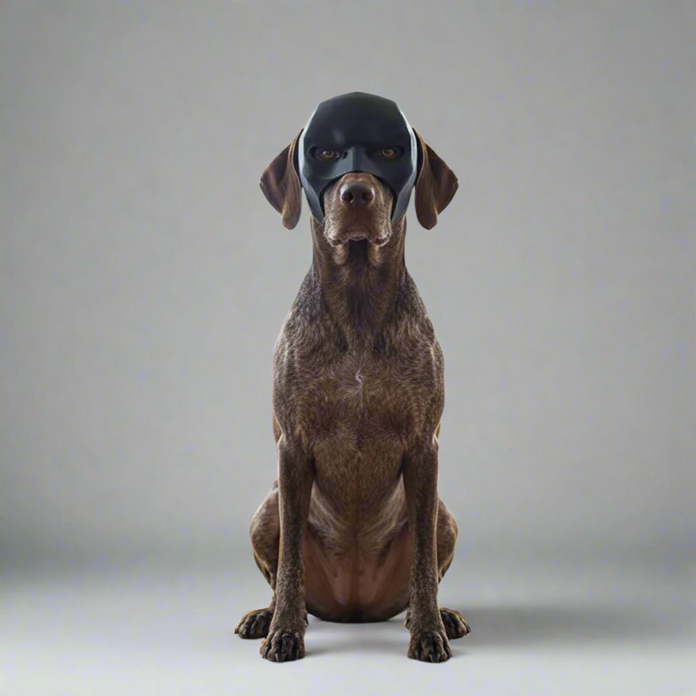 Halloween Dog Costume Superhero Mask