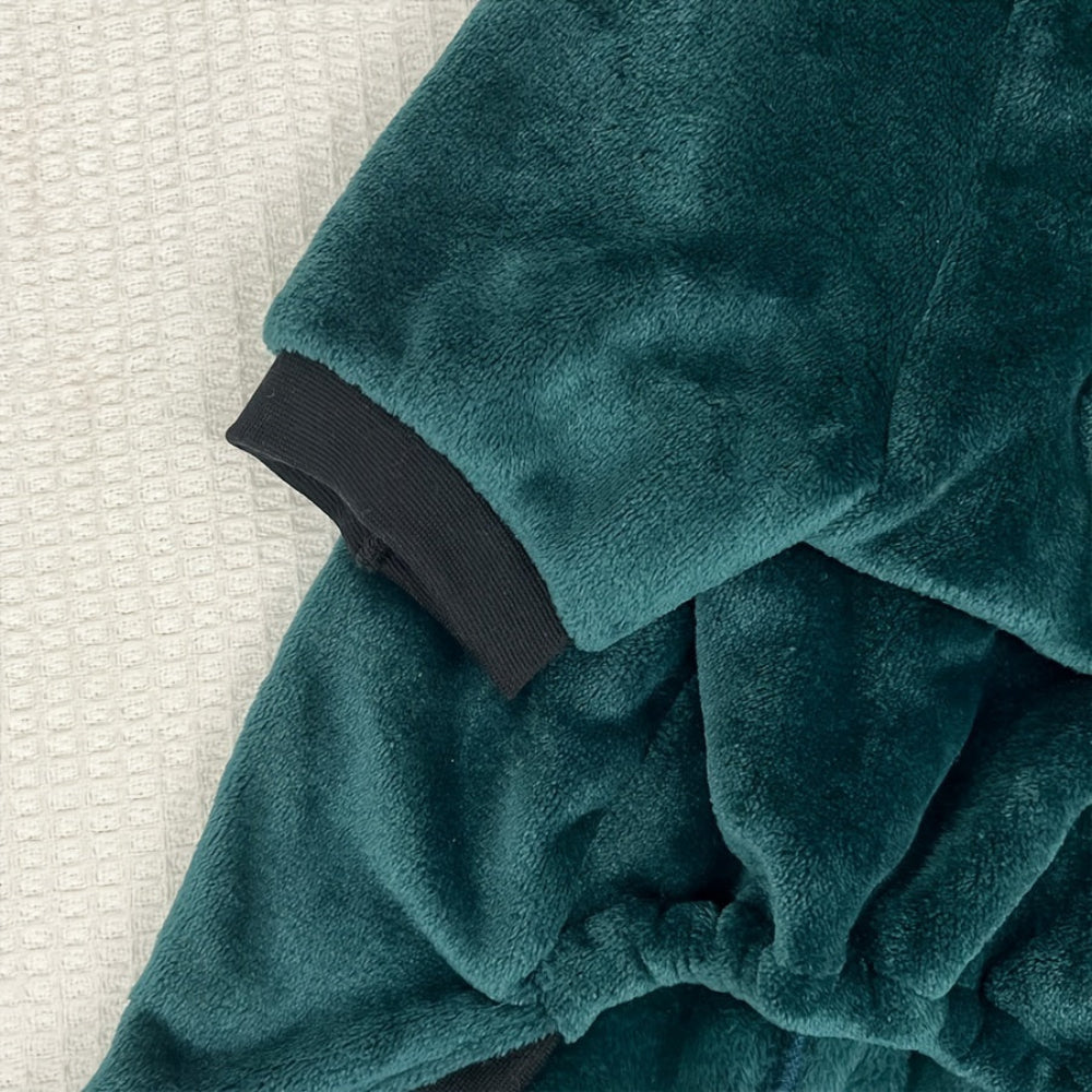 Dog Dinosaur Costume Fleece Hoodie