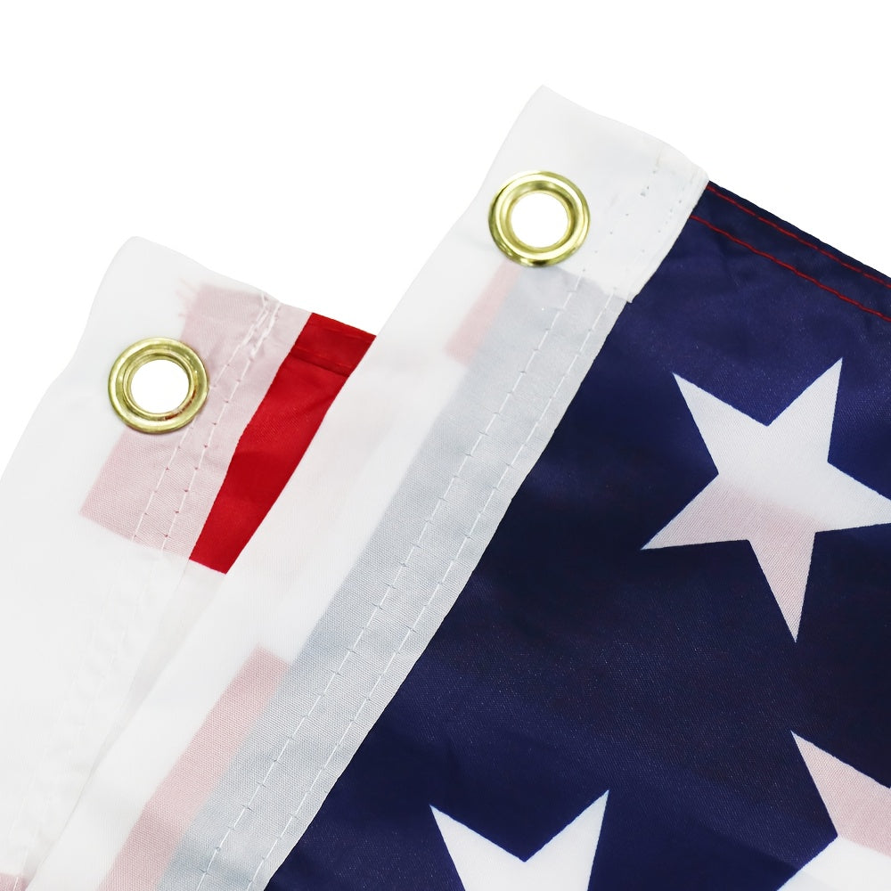 Durable American Flag Outdoor All Weather Polyester Brass Grommets