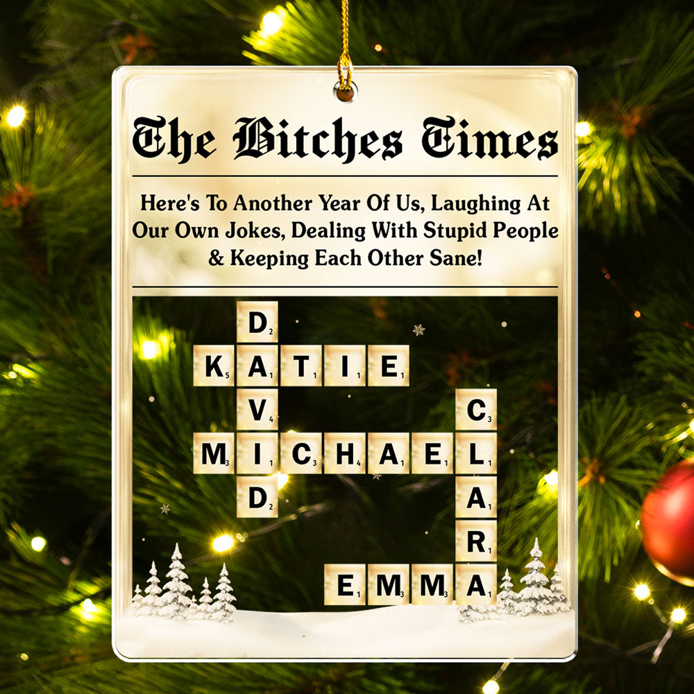 Another Year Together - Personalized Custom Acrylic Ornament