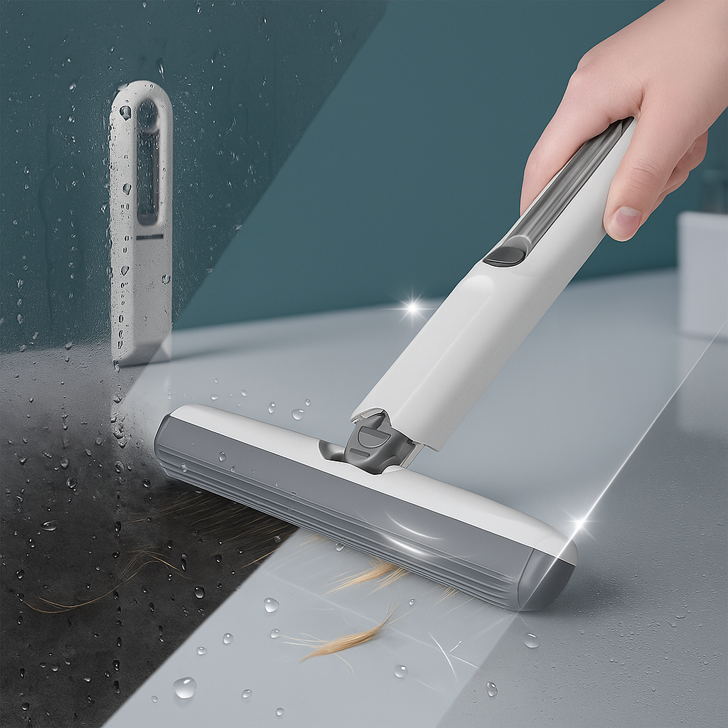 Window and Surface Cleaning Squeegee Tool