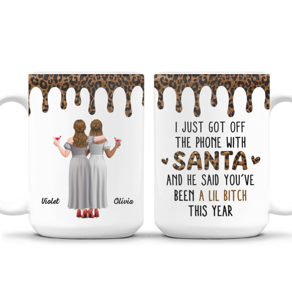 A Lil B tch This Year - Personalized Custom Coffee Mug