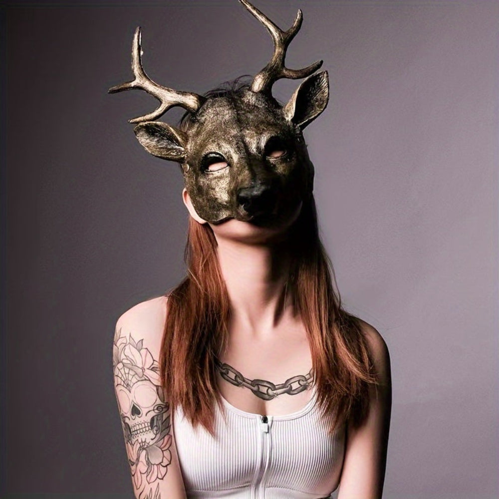 Female Halloween Mask Deer Costume