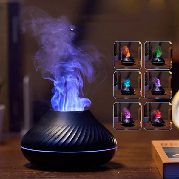 Flame Effect Aroma Diffuser with Humidifier