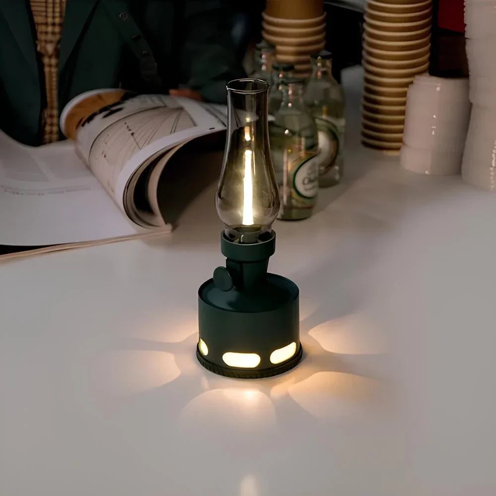LED Table Lamp Retro Rechargeable Lantern