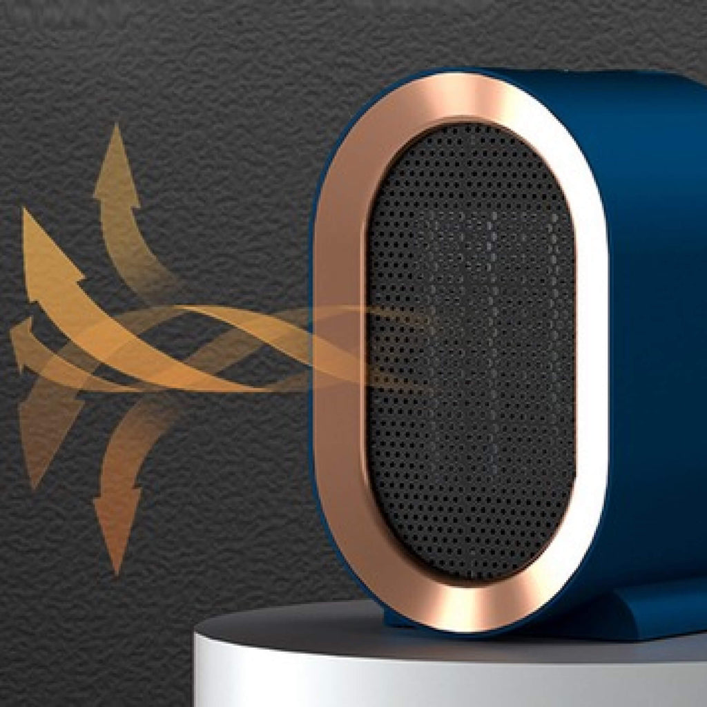 Portable Ceramic Space Heater Energy Efficient Quiet Heating