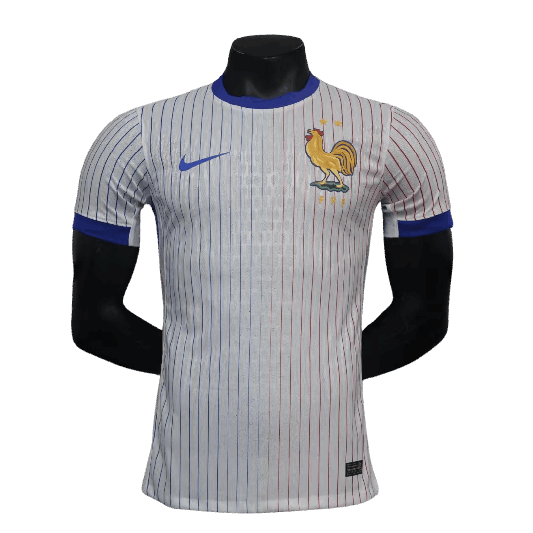 France EURO 2024 Home Kit – Official Player Version with French National Team Crest