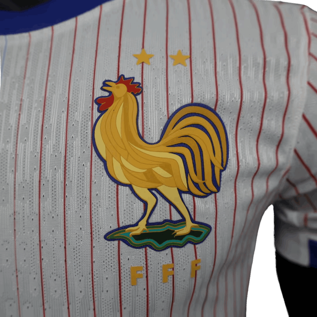 France EURO 2024 Home Kit – Embroidered French National Team Crest and Nike Logo