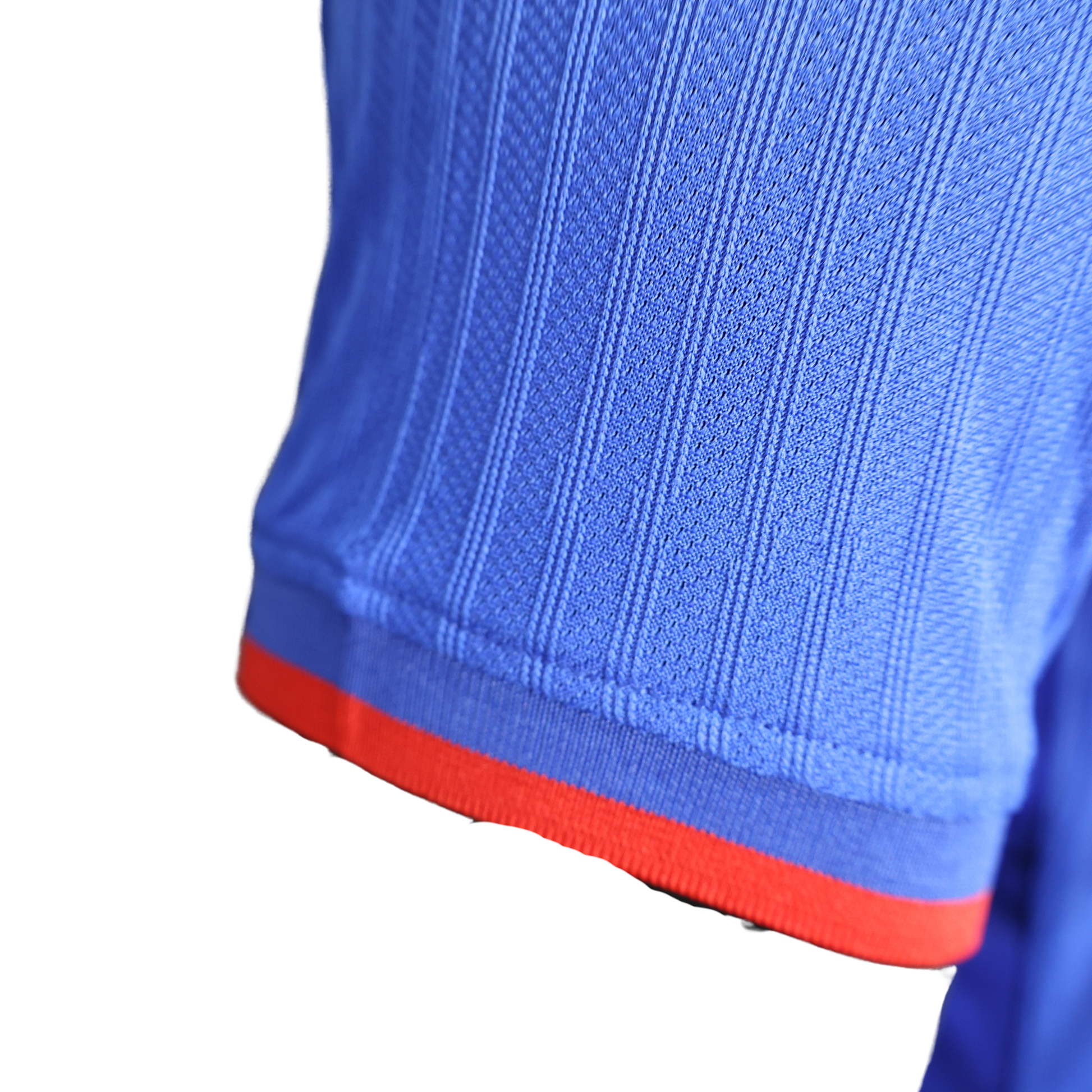 France EURO 2024 Home Kit – Player Version with Red and Blue Sleeve Accents