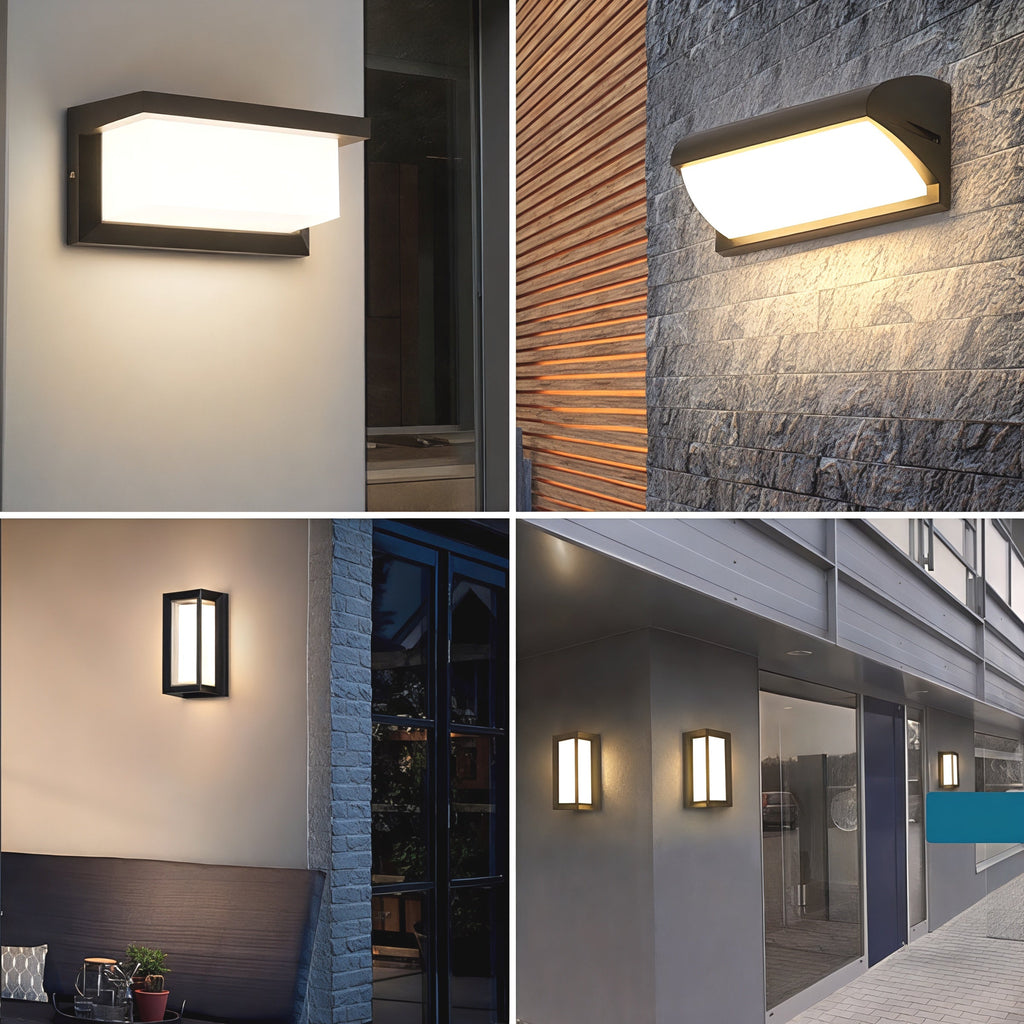 Outdoor Motion Sensor LED Wall Light Modern