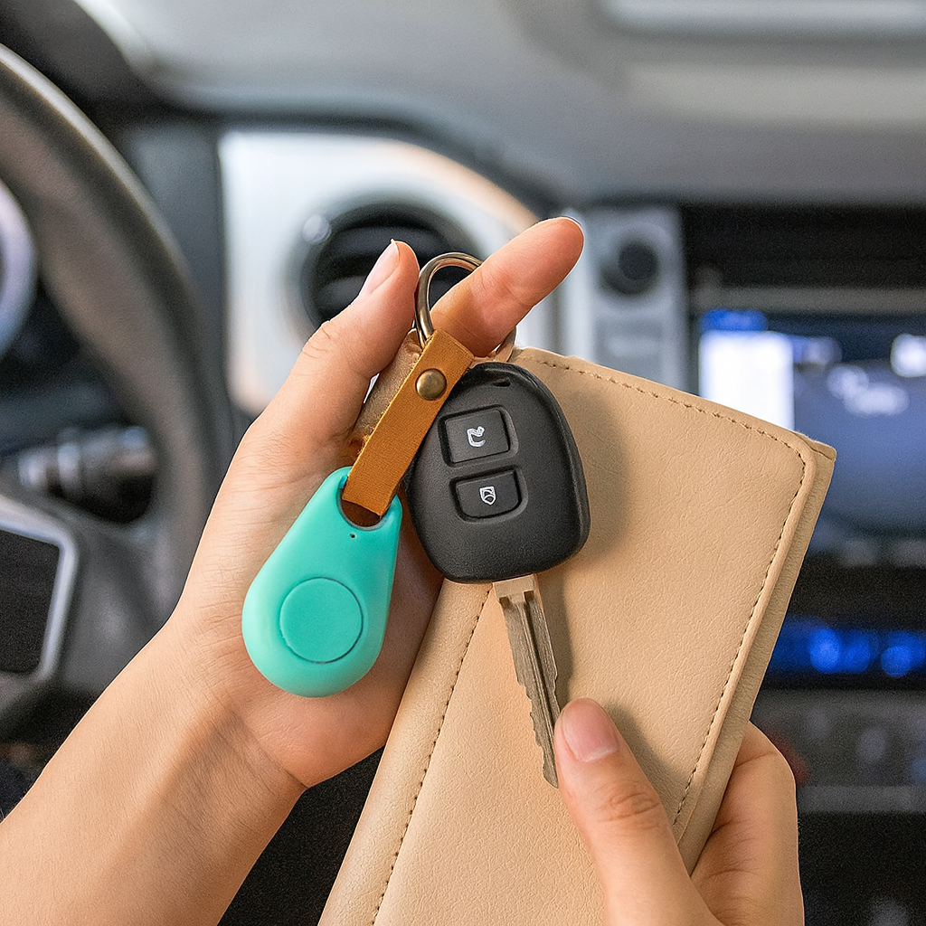 GPS Tracker Tag Waterproof Bluetooth Locator Device