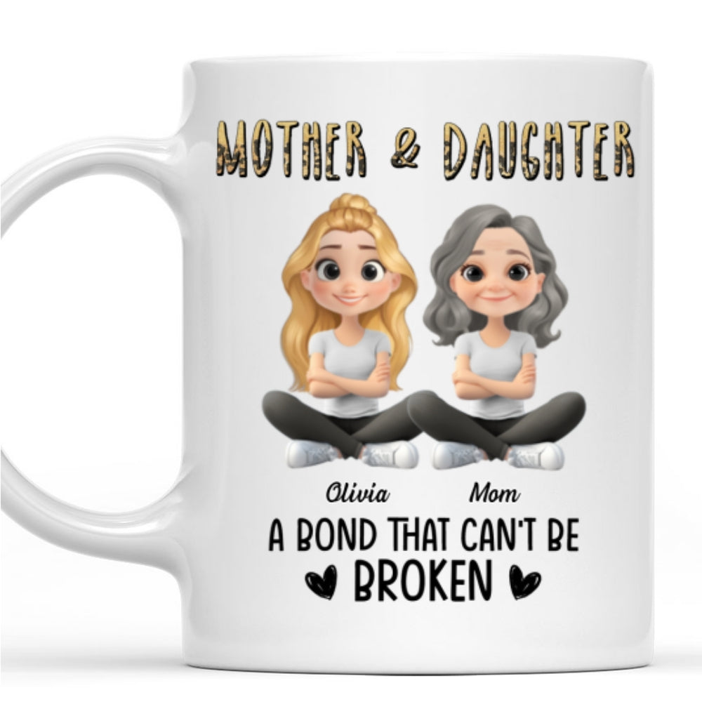 A Bond That Can't Be Broken Cartoon - Personalized Custom Coffee Mug