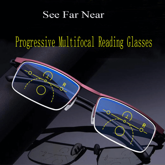 Reading Glasses with Smart Progressive Lenses