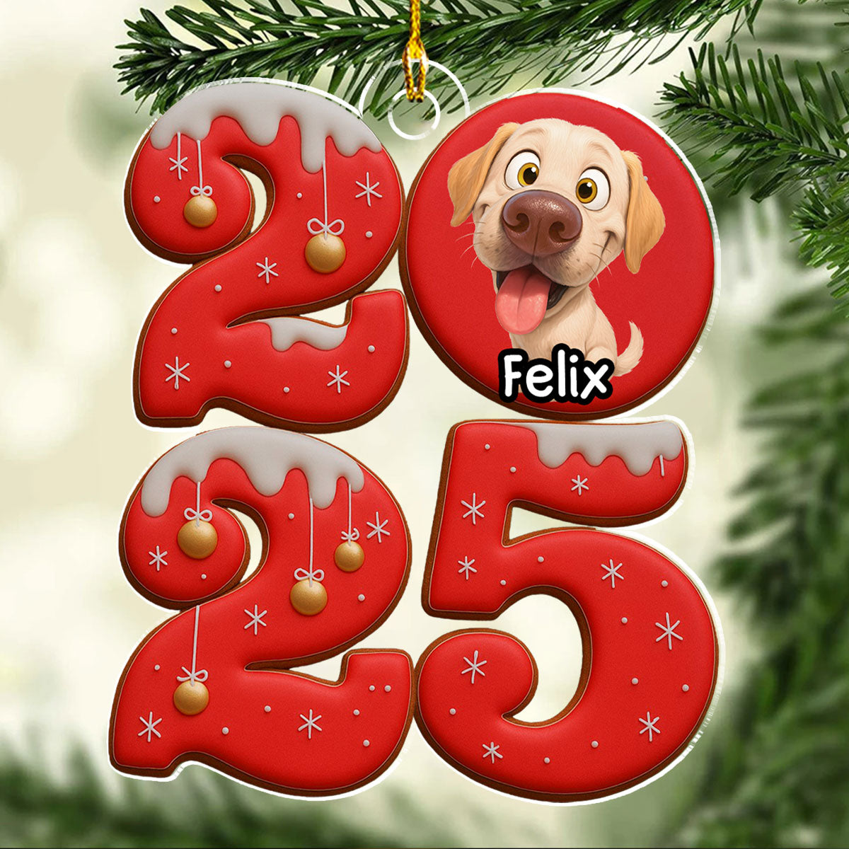 Another Year With You - Personalized Custom Acrylic Ornament