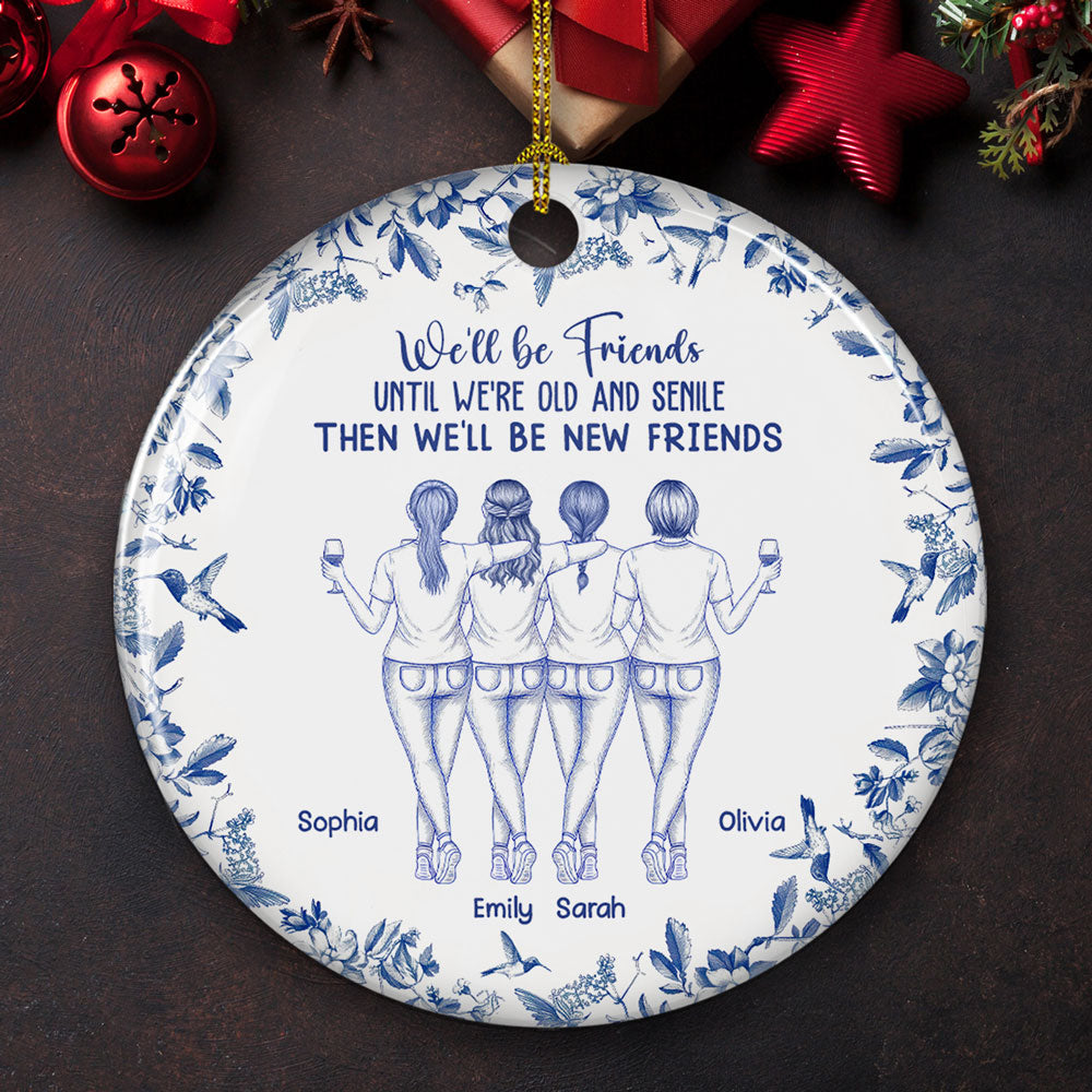 From Now Until Always - Personalized Custom Ceramic Ornament
