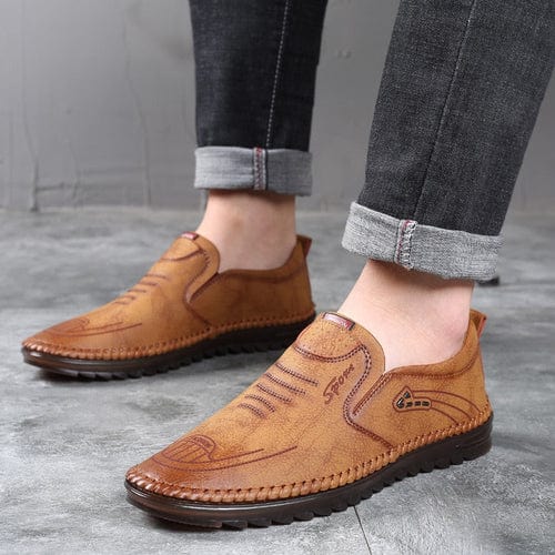 Men's summer barefoot loafers | Lightweight slip-on shoes