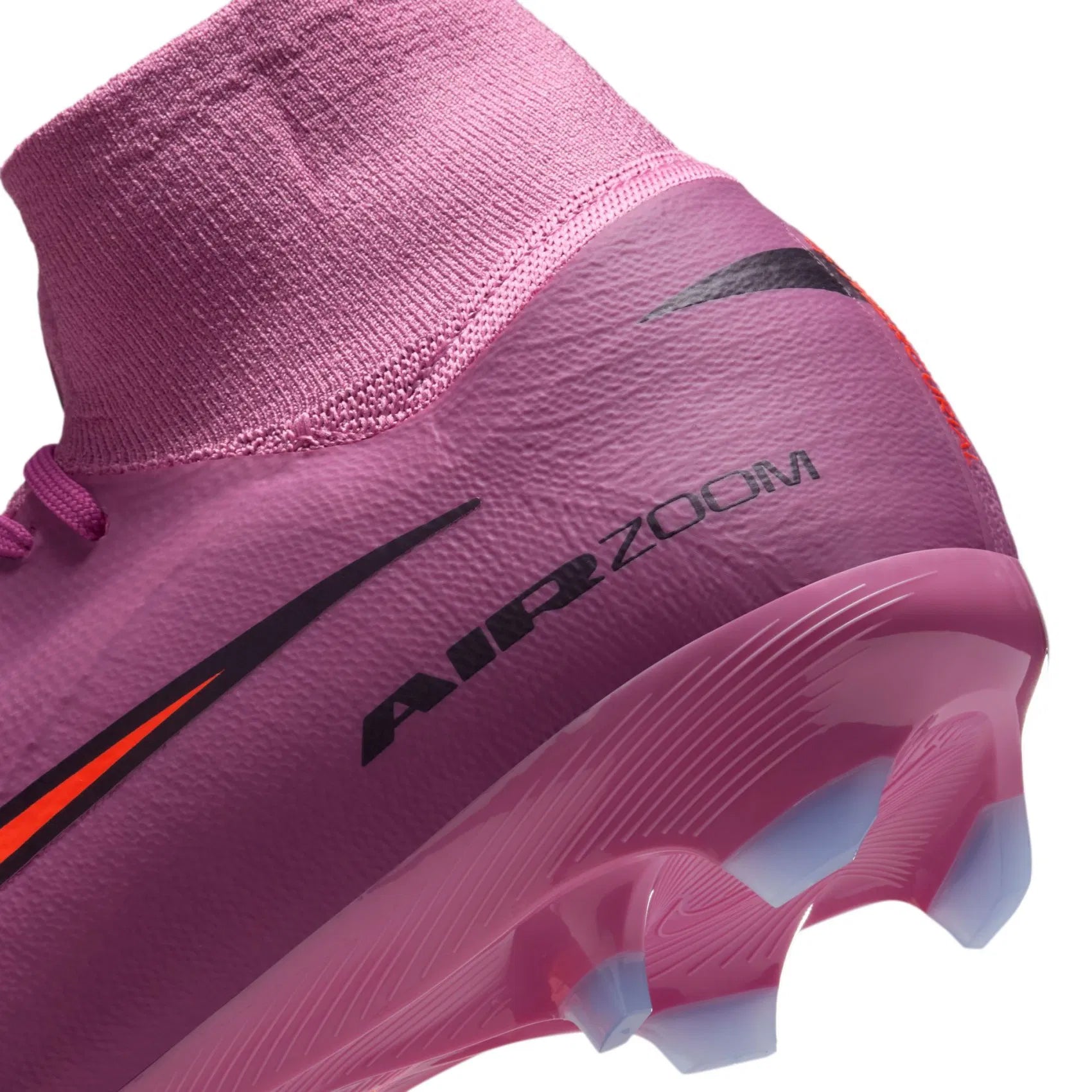 Nike Zoom Superfly 10 Pro Firm Ground Soccer Cleats (Magic Flamingo/Black/Total Crimson)