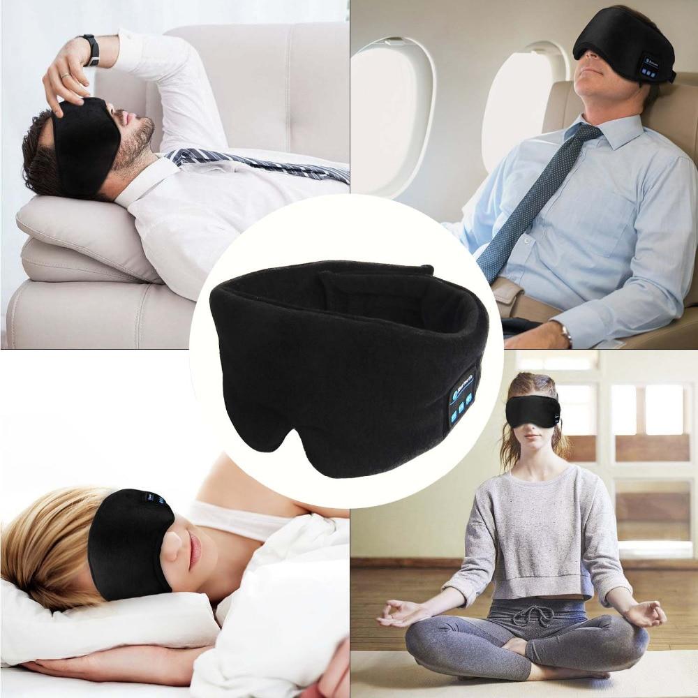 Sleep Headphones Bluetooth Soft Eye Mask