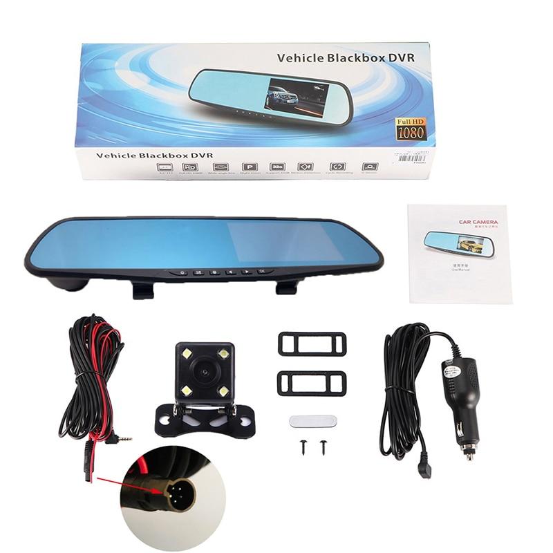 Car Camera Dual Lens Rear View Recorder