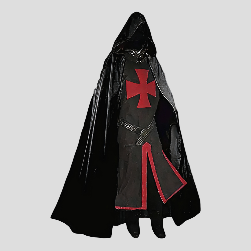 Halloween Costumes Medieval Knight Tunic Cape Set