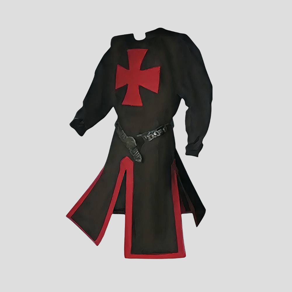 Halloween Costumes Medieval Knight Tunic Cape Set