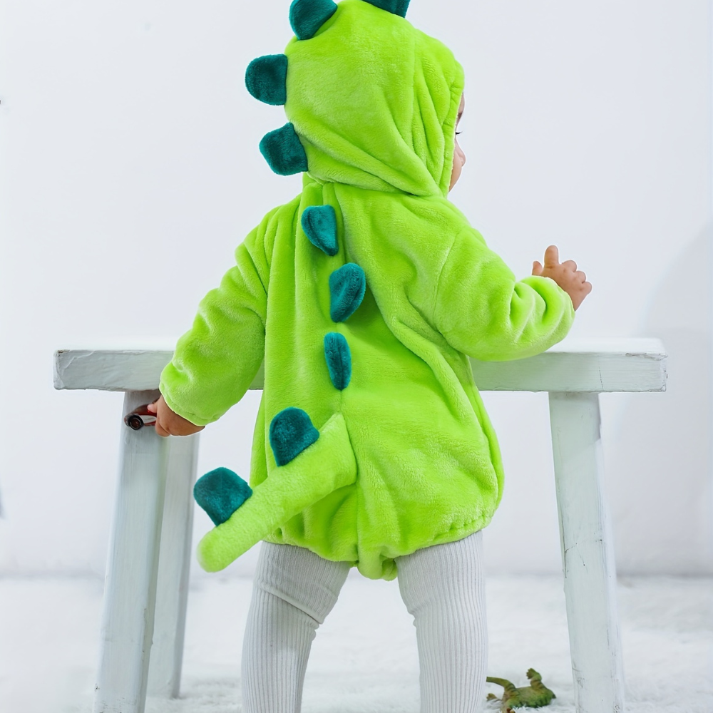 Halloween Baby Dinosaur Costume Plush Romper