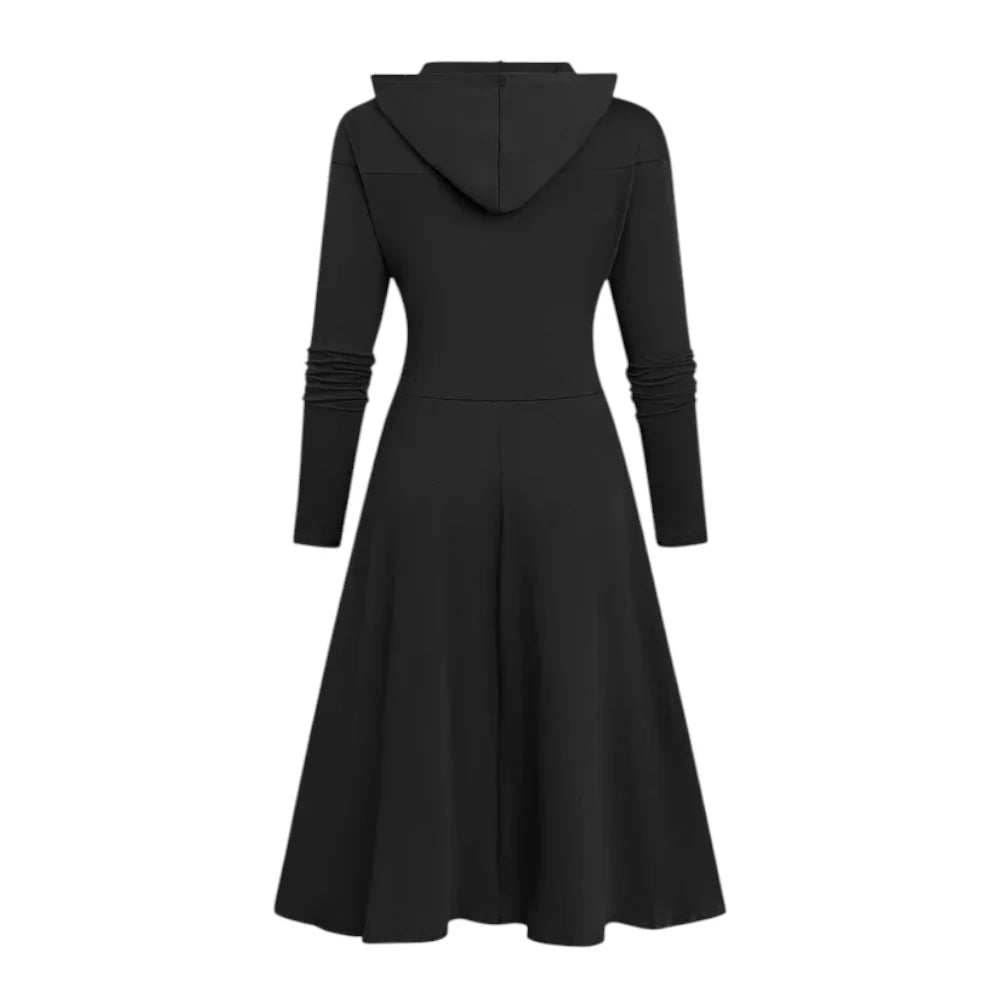 Halloween Costume Medieval Hooded Dress