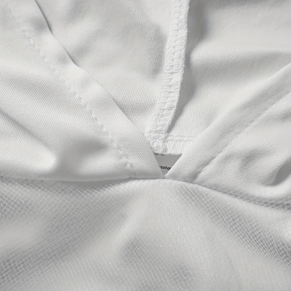 Halloween Ghost Costume Kids Glow Dark Cape Hooded Cloak Outfit