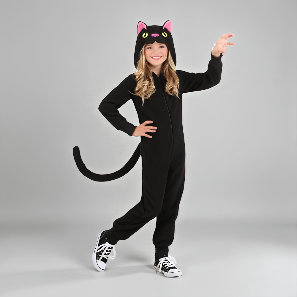 Halloween Kids Cat Costume Onesie