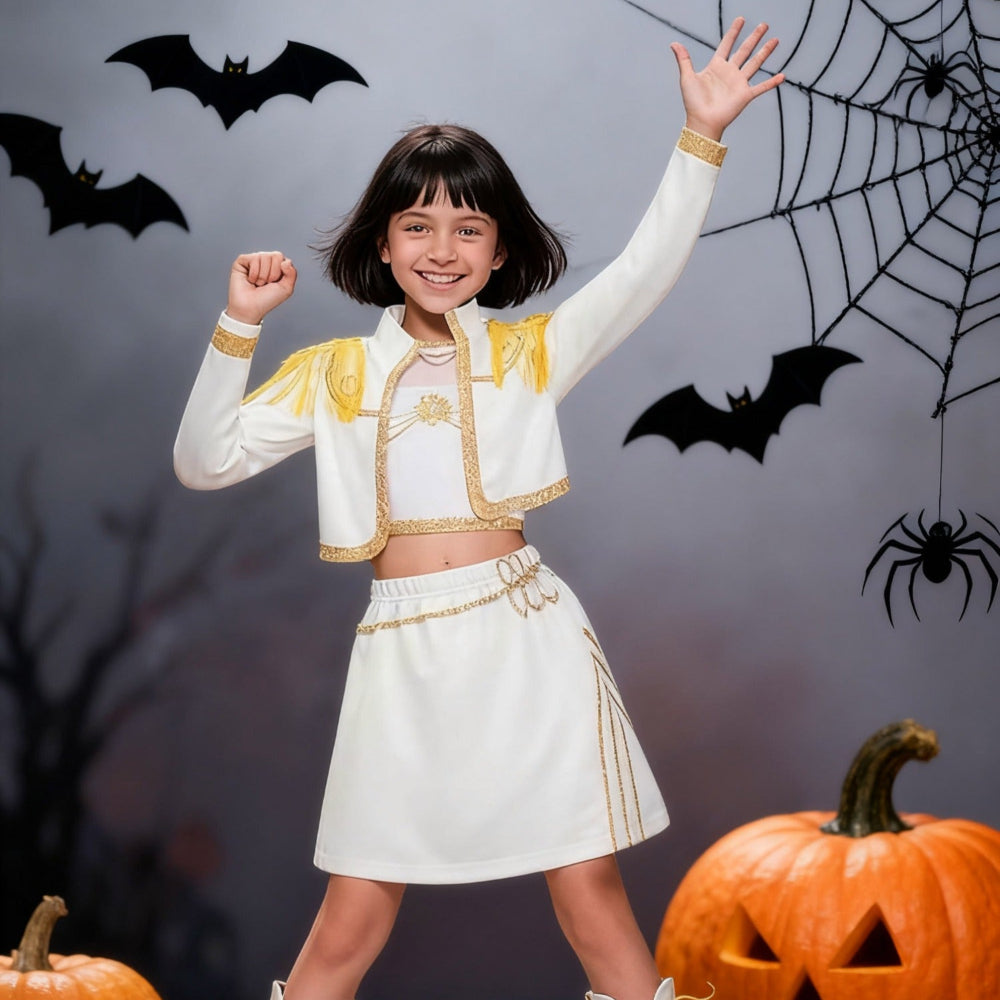 Halloween Kids Kpop Hunter Costume Party Outfit