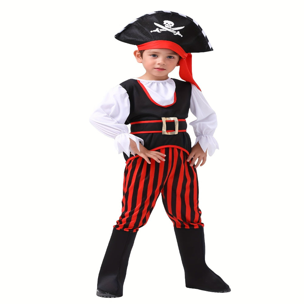 Halloween Pirate Costume Kids Boys Outfit
