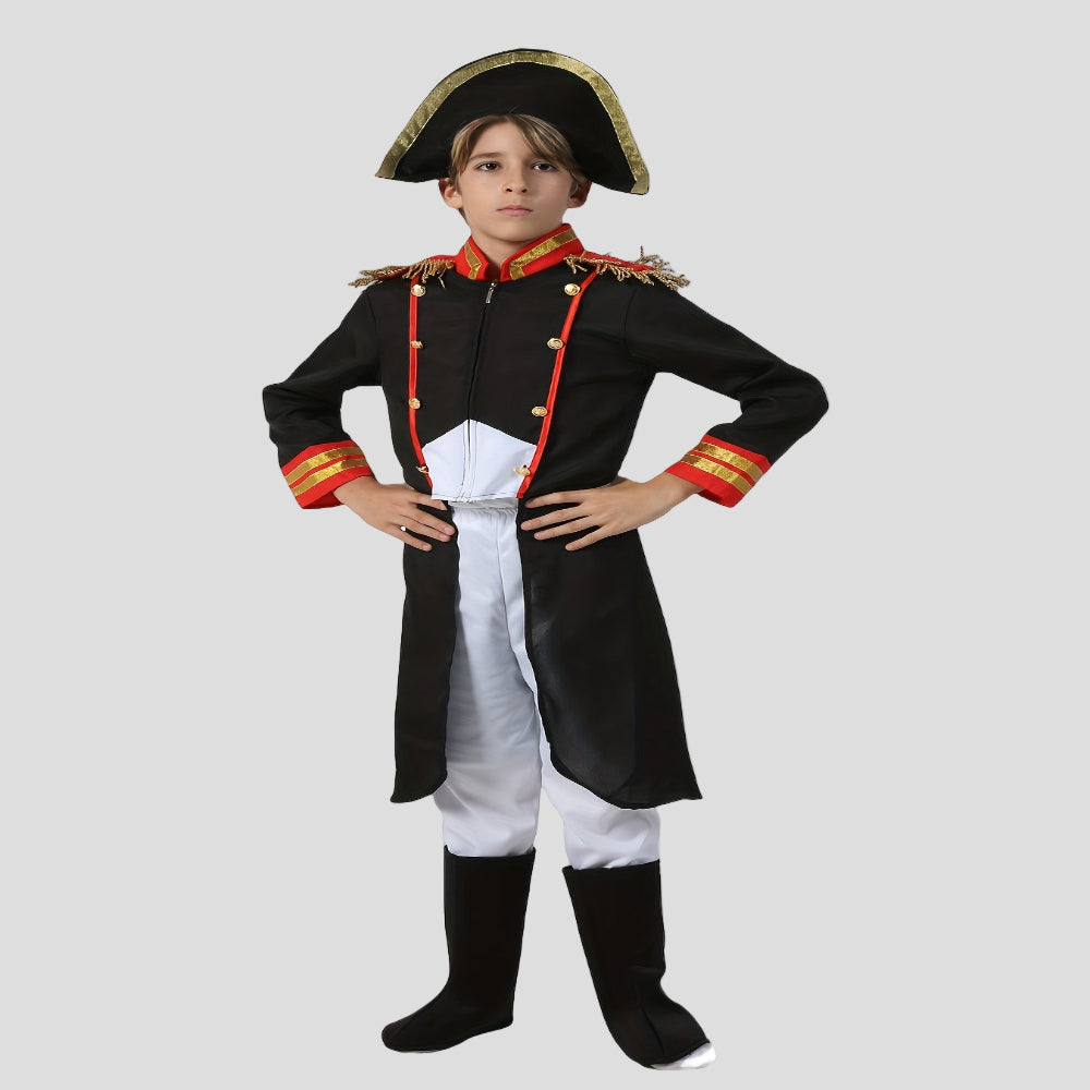 Halloween Pirate Costume Kids Captain Outfit