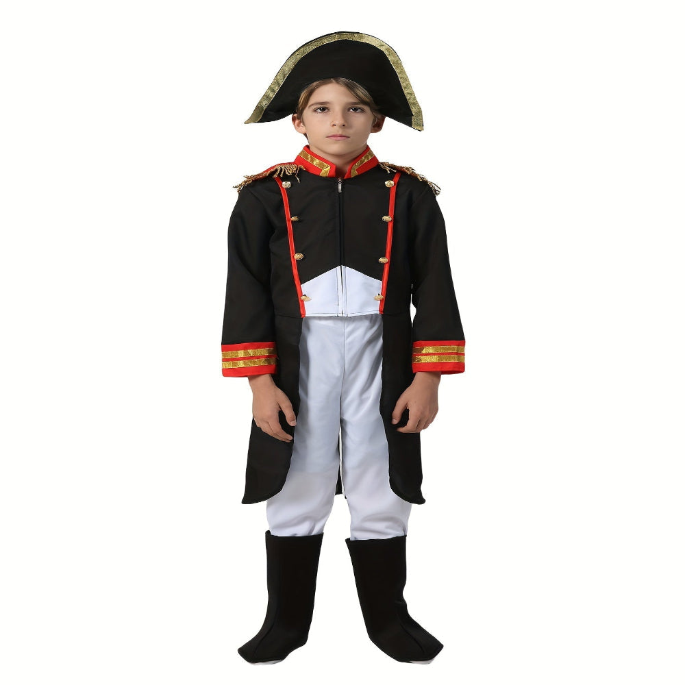 Halloween Pirate Costume Kids Captain Outfit