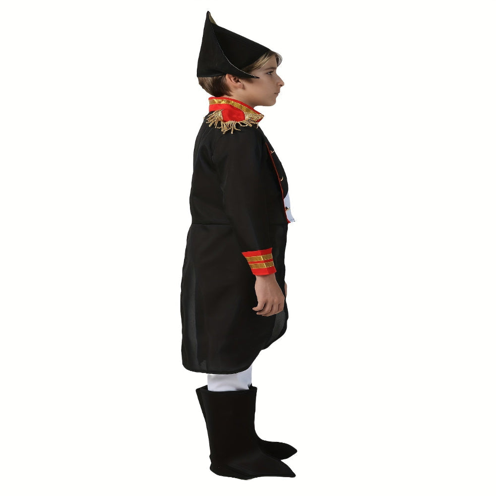 Halloween Pirate Costume Kids Captain Outfit