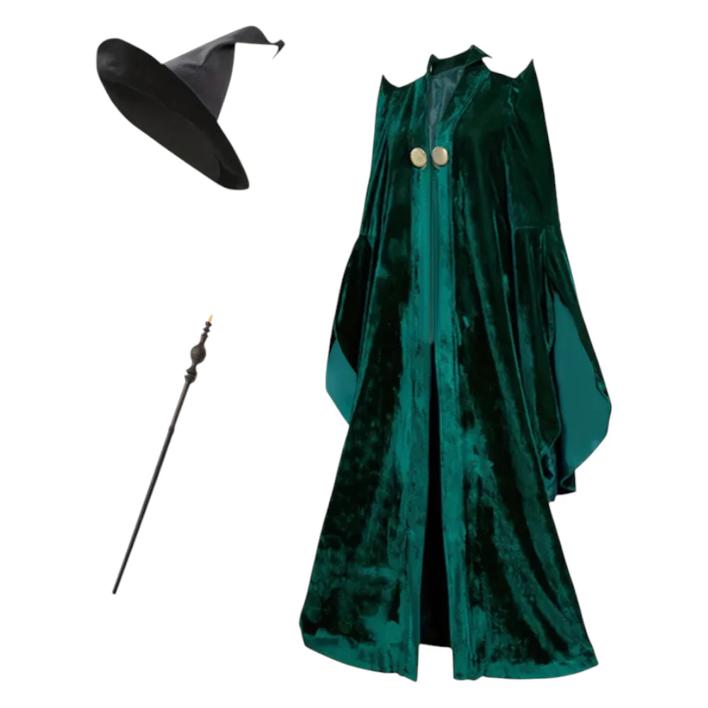 Halloween Professor Wizard Costume Robe