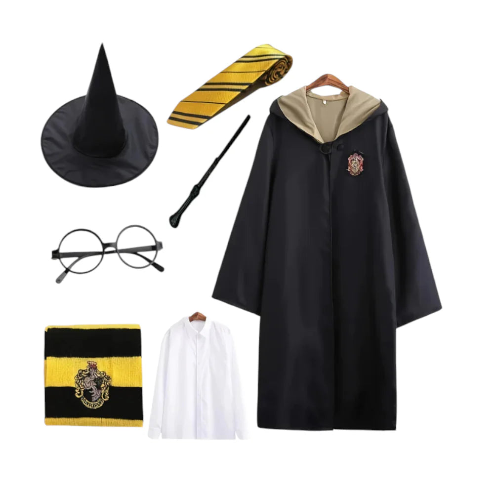 Halloween Robe Wizard Costume Set