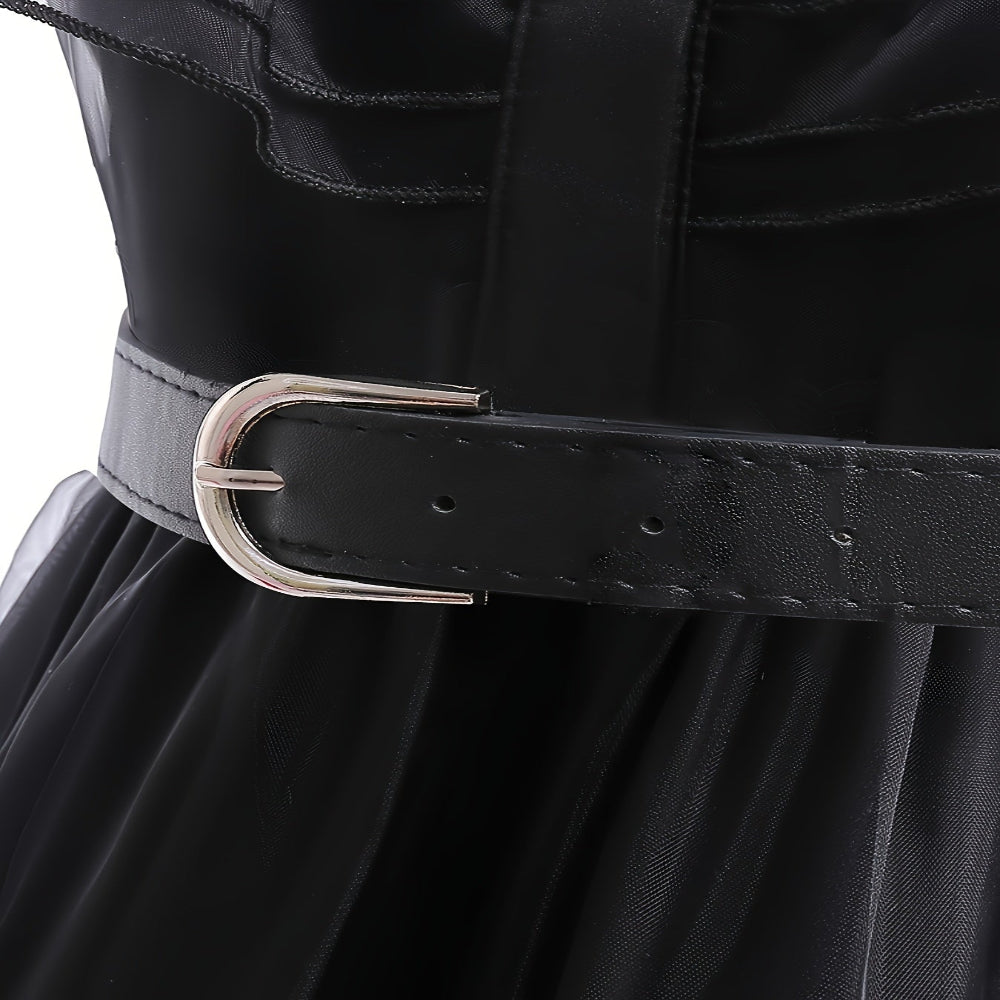 Halloween Witch Costume Kids Gothic Dress